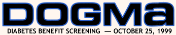 DIABETES BENEFIT SCREENING  --- OCTOBER 25, 1999